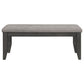 Dalila 6-piece Rectangular Dining Set Grey and Dark Grey 102721GRY-S6 Coaster FredCo