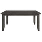 Dalila 6-piece Rectangular Dining Set Grey and Dark Grey 102721GRY-S6 Coaster FredCo
