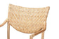 Damani Modern Bohemian Natural Brown Finished Rattan Dining Chair FredCo