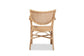 Damani Modern Bohemian Natural Brown Finished Rattan Dining Chair FredCo