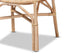 Damani Modern Bohemian Natural Brown Finished Rattan Dining Chair FredCo