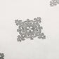 Damask Moroccan Embroidered Sheer Grommet Panel 2-Piece Curtain Set FredCo
