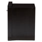 Danette Modern and Contemporary Wenge Brown Finished 1-Drawer Nightstand FredCo