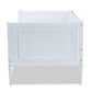 Daniella Modern and Contemporary White Finished Wood Daybed FredCo