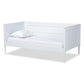 Daniella Modern and Contemporary White Finished Wood Daybed FredCo