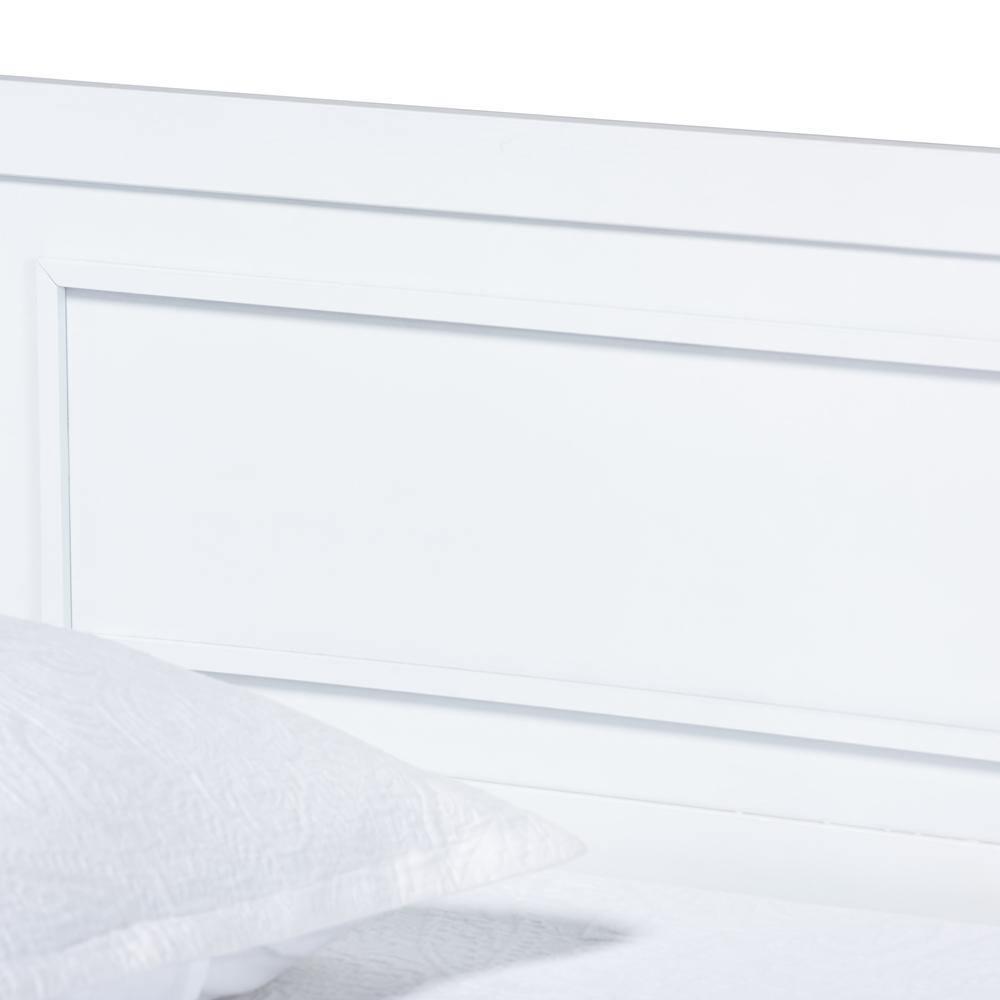 Daniella Modern and Contemporary White Finished Wood Daybed FredCo