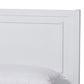 Daniella Modern and Contemporary White Finished Wood Full Size Platform Bed FredCo