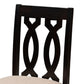 Darcie Modern and Contemporary Sand Fabric Upholstered Espresso Brown Finished Wood Counter Stool (Set of 2) FredCo