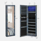 Dark Brown 47.2-Inches Jewelry Cabinet with Lights FredCo