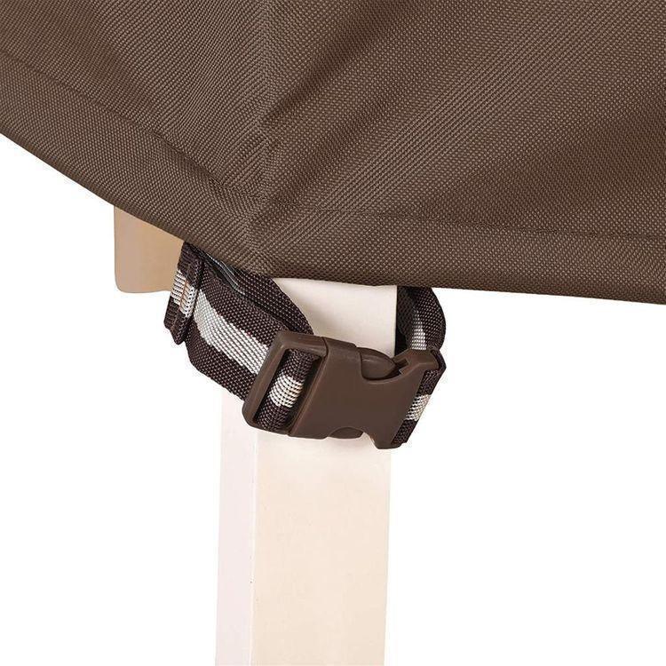 Dark Brown, Rectangular Patio Table Cover FredCo