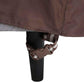 Dark Brown, Rectangular Waterproof Table Cover FredCo
