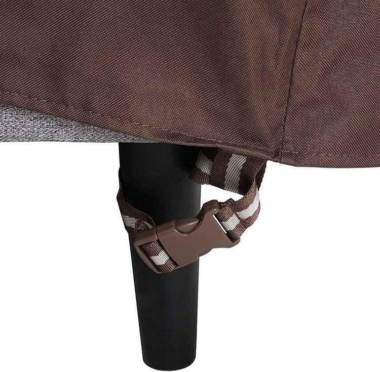 Dark Brown, Rectangular Waterproof Table Cover FredCo