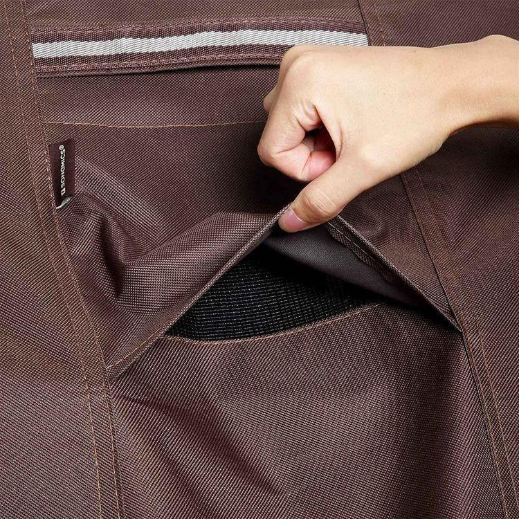 Dark Brown, Rectangular Waterproof Table Cover FredCo