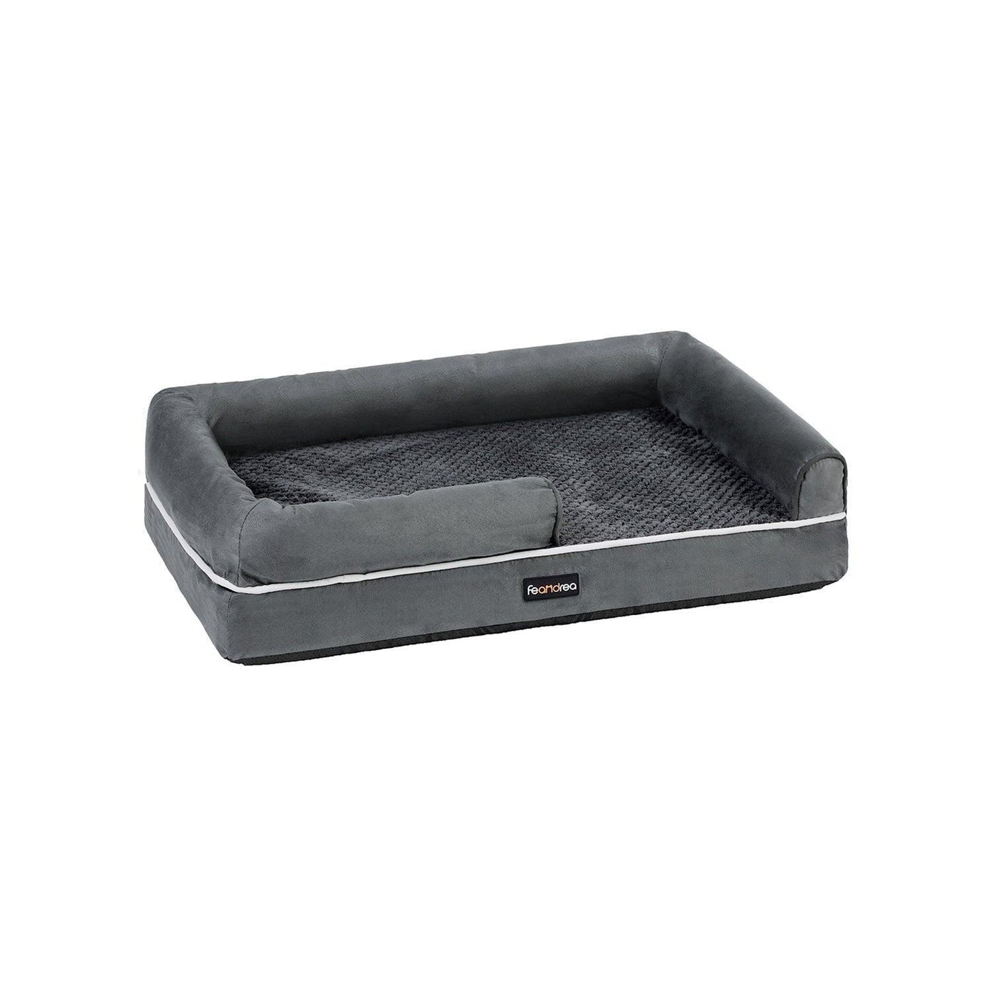 Dark Gray, Large Waterproof Dog Bed FredCo