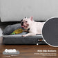 Dark Gray, Large Waterproof Dog Bed FredCo