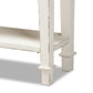 Dauphine Traditional French Accent Console Table-1 Drawer FredCo