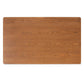 Daymond Mid-Century Modern Tan Faux Leather Upholstered and Walnut Brown Finished Wood 5-Piece Dining Nook Set FredCo