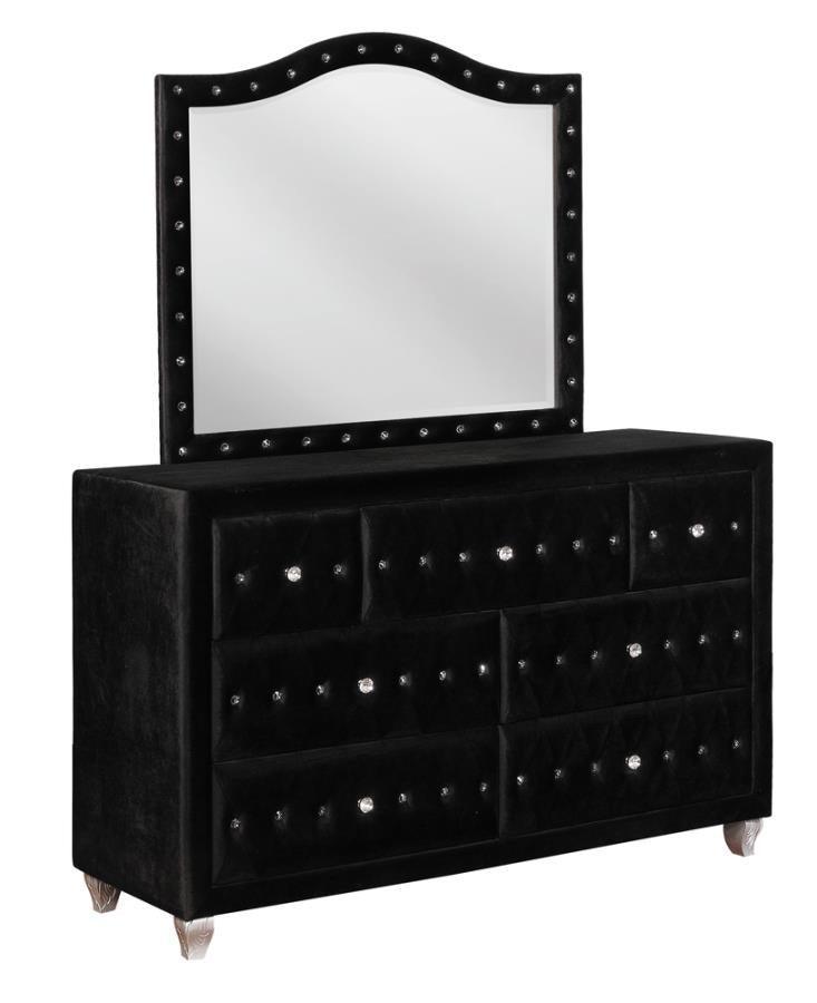 Deanna 4-piece Eastern King Bedroom Set Black Coaster FredCo