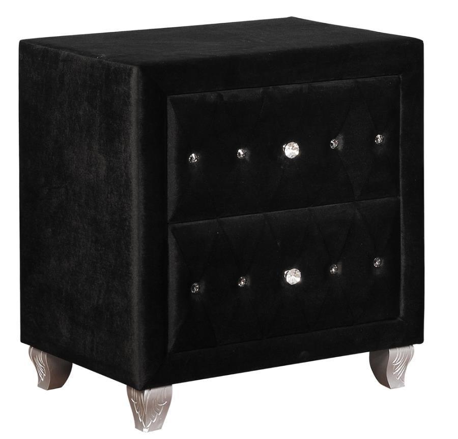 Deanna 4-piece Eastern King Bedroom Set Black Coaster FredCo