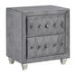 Deanna 4-piece Tufted California King Bedroom Set Grey Coaster FredCo