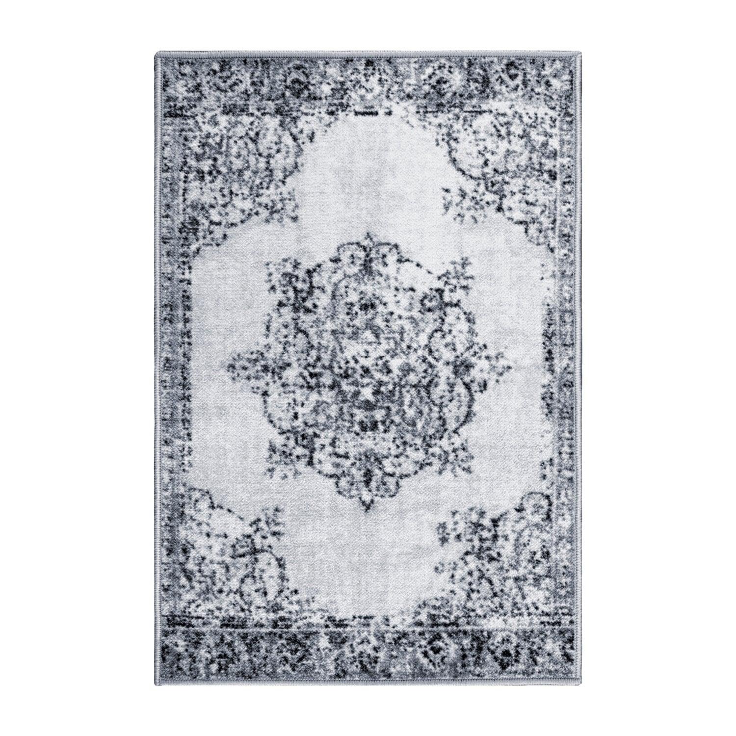 Decklan Non-Slip Vintage Oriental Medallion Foldable Rug FredCo