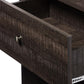Decon Modern and Contemporary Espresso Brown Wood 3-Drawer Storage Chest FredCo