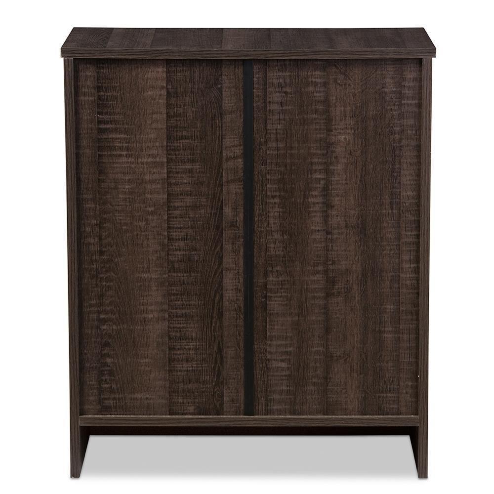 Decon Modern and Contemporary Espresso Brown Wood 3-Drawer Storage Chest FredCo