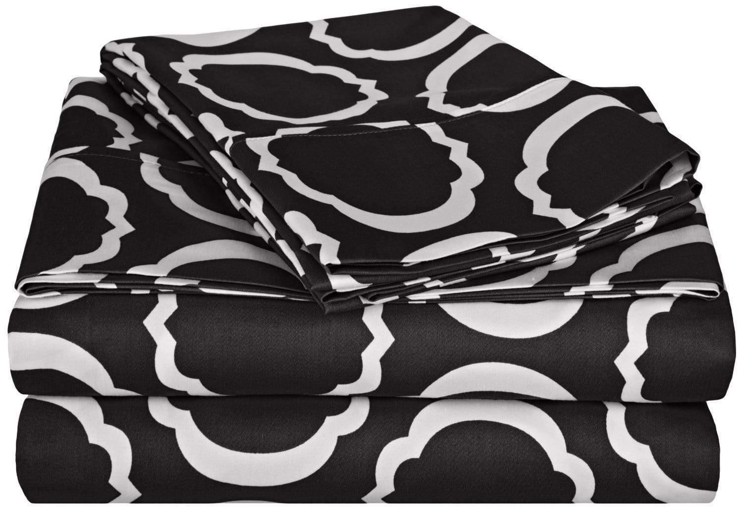 Decorative Scroll Park Cotton-Blend Sheet Set FredCo