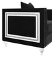 Delilah Upholstered Living Room Set Black 509361-S3 Coaster FredCo