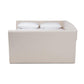 Delora Modern and Contemporary Beige Fabric Upholstered Full Size Daybed FredCo