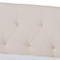 Delora Modern and Contemporary Beige Fabric Upholstered Full Size Daybed FredCo