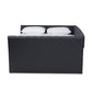 Delora Modern and Contemporary Dark Grey Fabric Upholstered Full Size Daybed FredCo