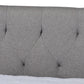 Delora Modern and Contemporary Light Grey Fabric Upholstered Full Size Daybed with Roll-Out Trundle Bed FredCo