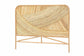 Delphi Modern Bohemian Natural Brown Rattan Queen Size Standalone Headboard FredCo
