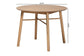Denmark Mid-Century Modern French Oak Brown Finished Rubberwood Dining Table FredCo