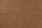 Denmark Mid-Century Modern French Oak Brown Finished Rubberwood Dining Table FredCo