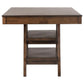 Dewey 5-piece Rectangular Dining Set Brown and Walnut 115208-S5 Coaster FredCo