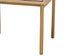 Dewitt Japandi Light Brown Finished Wood and Gold Metal 2-Drawer End Table FredCo