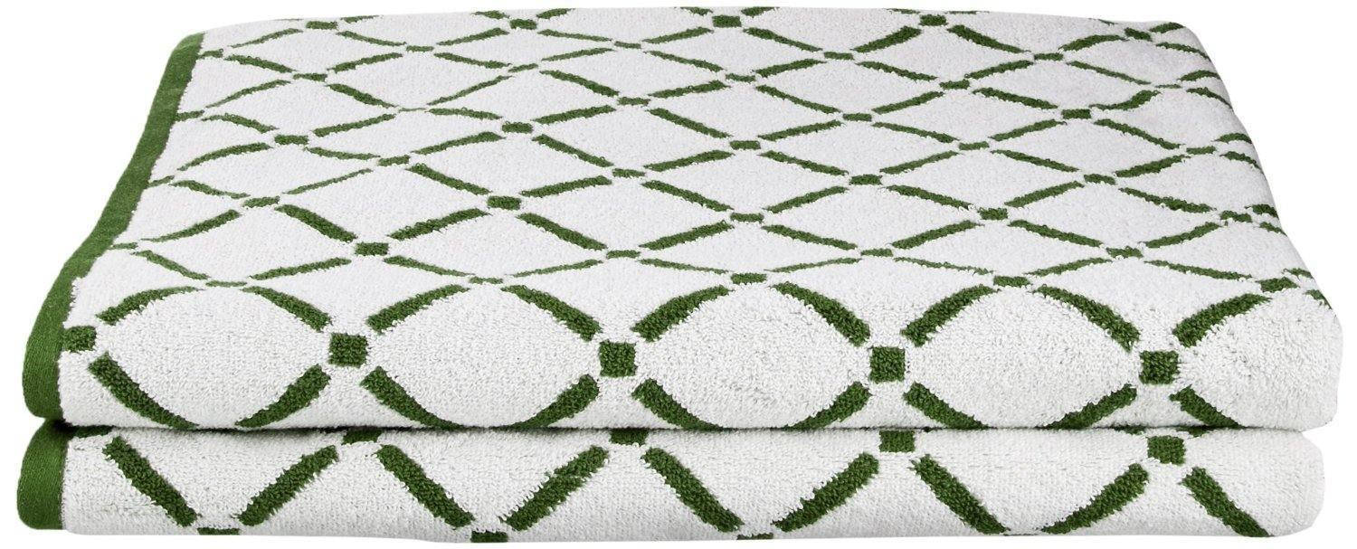 Diamond 100% Combed Cotton 550 GSM 2-Piece Bath Towel Set FredCo