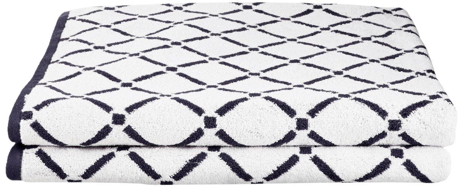 Diamond 100% Combed Cotton 550 GSM 2-Piece Bath Towel Set FredCo