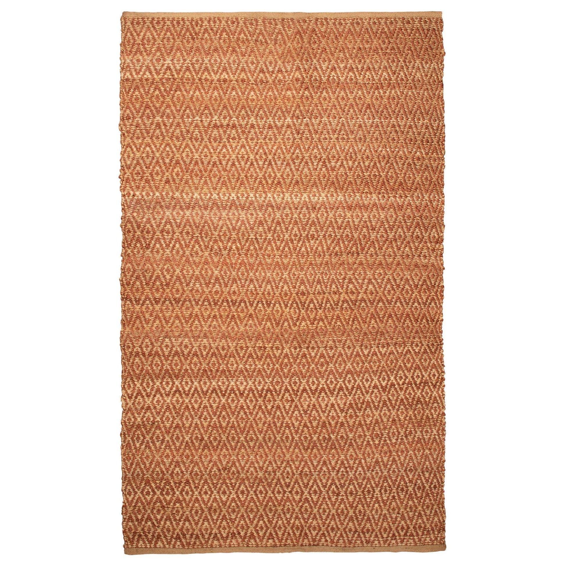 Diamond Jute Hand-Woven Reversible Contemporary Rug FredCo