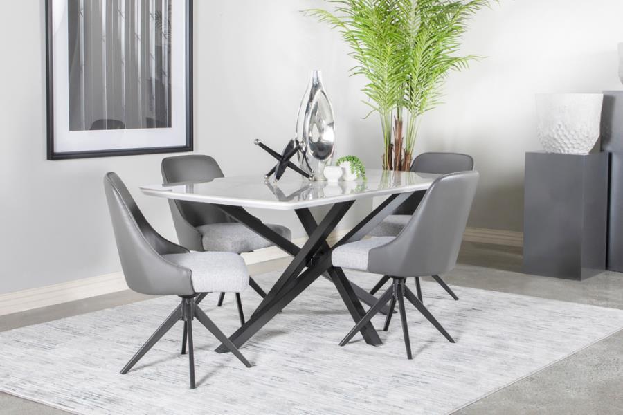 DINING TABLE 5 PC SET 110711-S5 Coaster FredCo