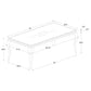 DINING TABLE 5 PC SET 115071-S5T Coaster FredCo