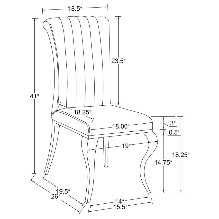 DINING TABLE 5-PC SET 115081-S5B Coaster Blue FredCo