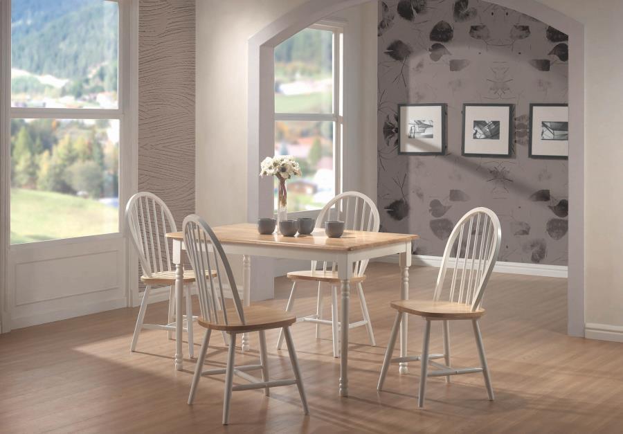 Dining Table 5 PC Set 4147-S5 Coaster FredCo