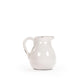 Distressed Crackle White Pitcher (6728S A369) FredCo