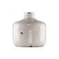 Distressed Crackle White Vase (5914M) FredCo