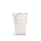 Distressed Crackle White Vase (6768S A369) FredCo