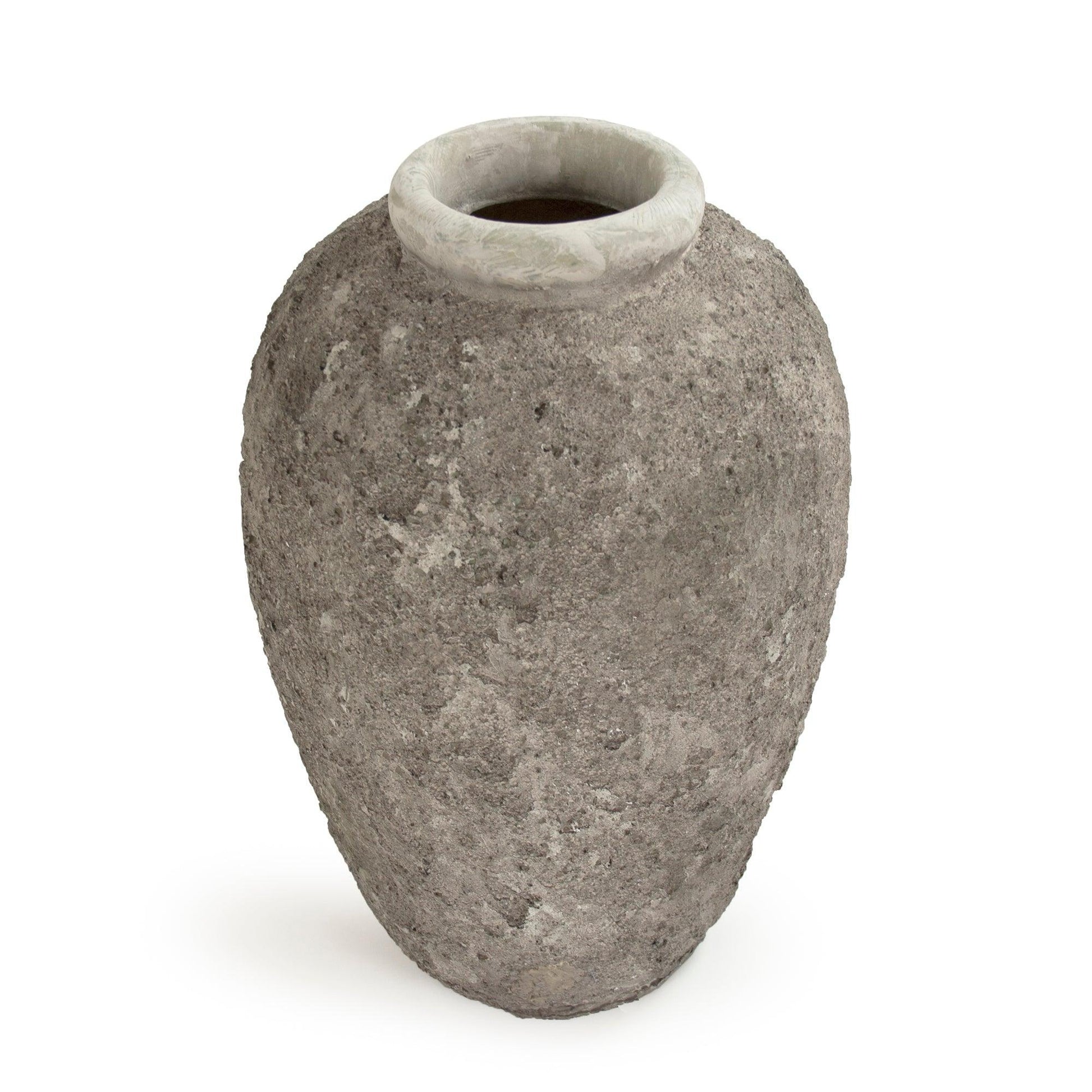 Distressed Grey Vase (8383L A717) FredCo