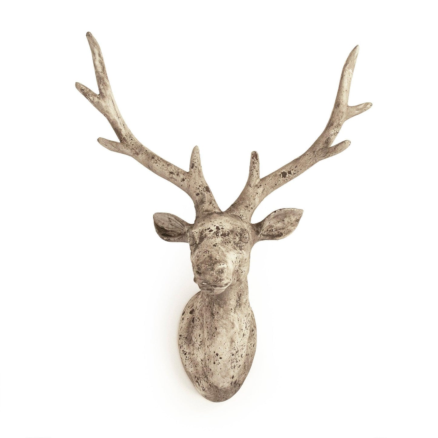 Distressed Grey Wash Deer Head (6552L A344) FredCo